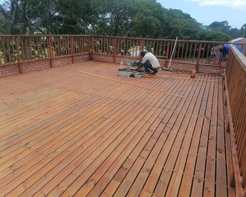 outdoor wooden deck installation port elizabeth